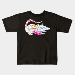 mandala maya tlacuache possum ecopop Kids T-Shirt